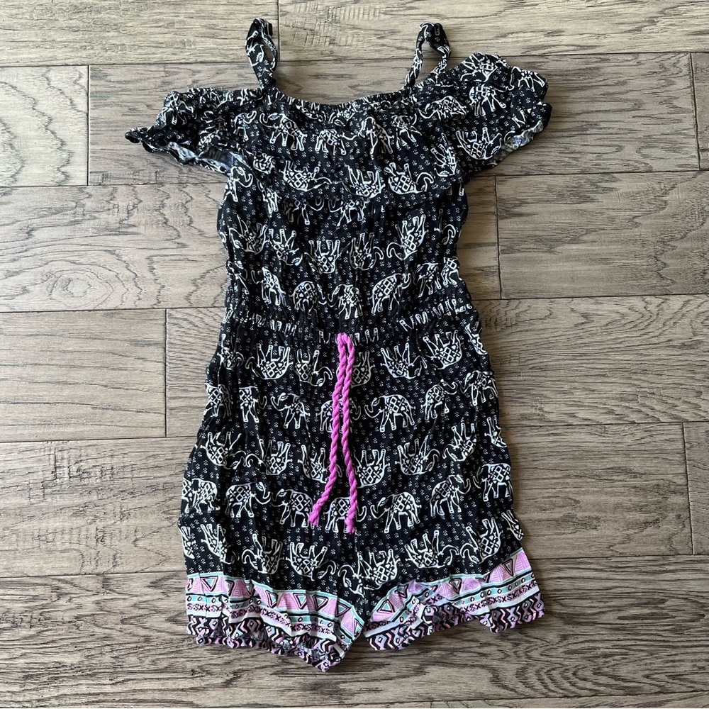 Justice romper girls size 8